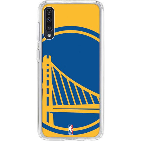 NBA Golden State Warriors Large Logo Galaxy A50 Clear Case